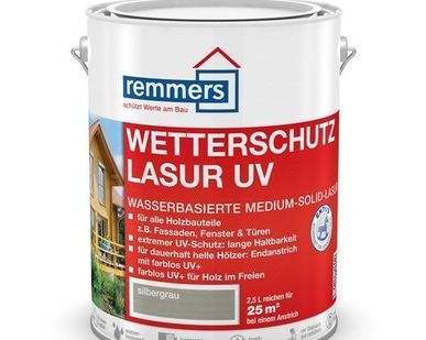 фото Лак для дерева с УФ защитой  Wetterschutz Lasur (Германия), 5 л = 30 м2