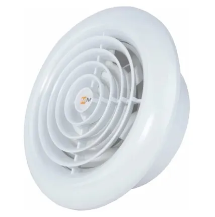 Фото №0 Осевой вентилятор MM 100 круглый белый MMotors JSC