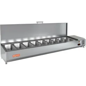 фото Витрина холодильная настольная HICOLD VRTU 1970 1/3