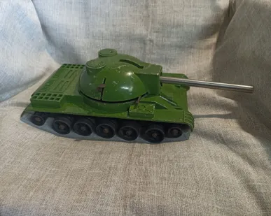 фото Игрушка танк т 54 из металла. СССР.