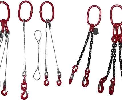 Фото №0 Стальные стропы для кранов, канатные чалки