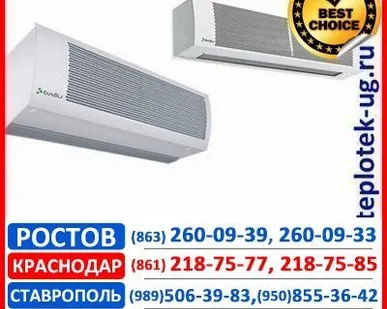 фото Тепловая завеса Ballu с водным теплообменником, серии Master