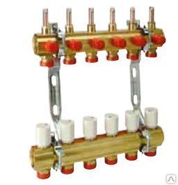 фото Коллекторная группа 1"*3/4G Giacomini R553K 9 точек c расходомерами