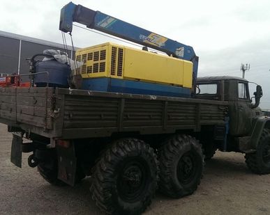 фото Аренда компрессора с пескоструйной установкой
