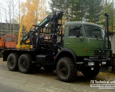 фото Услуги (аренда лесовоза) в Красноярске