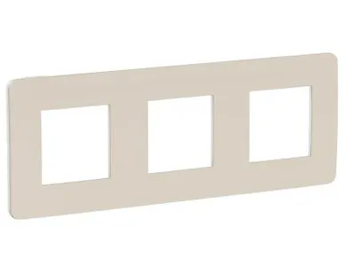 фото Рамка 3-м UNICA STUDIO шампань/бел. SchE NU280624