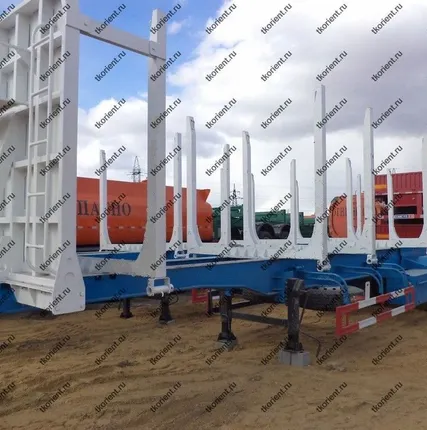 Фото №0 Полуприцеп с лесовозной платформой CIMC (CFJ9450MC), подвеска балансирная