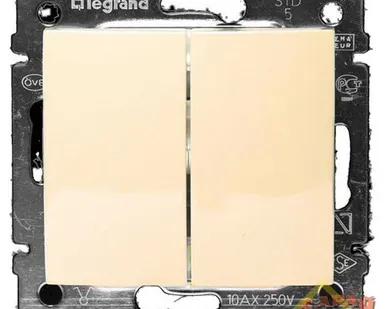 фото Механизм выключателя .2-кл. СП Valena на 2 напр. сл.кость Leg 774308