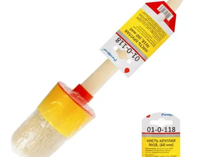 фото Кисть круглая №18, диаметр 60 мм (Hobbi) (шт.)