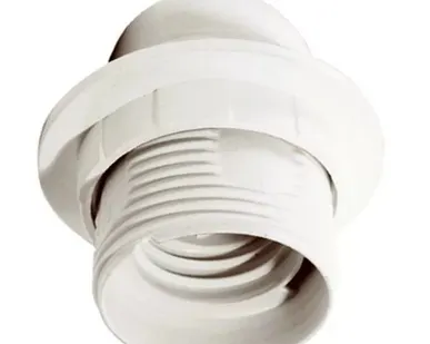 фото Патрон электрический E27 с прижимным кольцом пластик 4А 250В UNIVersal