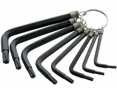 фото Ключи звездочки 8 шт Т9-Т40 на кольце 64003