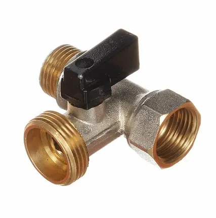 Фото №0 Кран шар.3-х ход Frap г/ш/ш для стир.машины (12/120)