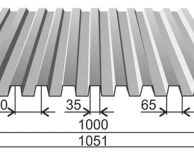 фото Профлист С-21 оцинкованный, 0,7мм