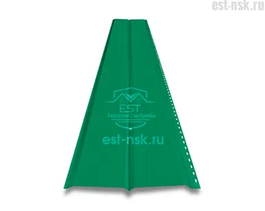 фото Металлический сайдинг Брус Pe 0.4 | RAL 6005 Зелёный мох