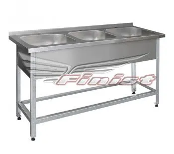 фото Ванна моечная ВМЛц-3 (1700 х 700 х 860)