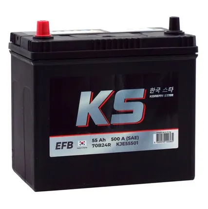Фото №0 Аккумулятор KS EFB Asia 70B24R 55 Ач п.п.