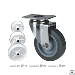 фото Колесо поворотное с площадкой Lema EDS2-TPA-100-120-4