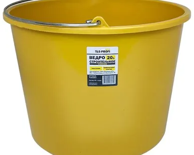 фото Ведро строительное 20 л (TLSZA082023) (Желтый)