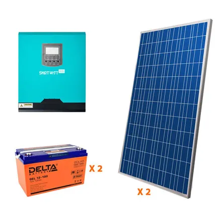 Фото №0 Солнечная электростанция 1.0 кВт*ч в сутки ECO GEL