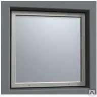 Фото №0 Окно рентгенозащитное, размер по раме 460*860*60, два стекла 400*400 2,5 Pb