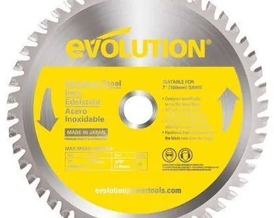 фото Диск пильный Evolution EVOBLADE180SS 180х20х1,8х48 по нержавеющей стали.