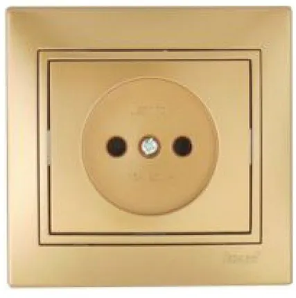 Фото №0 Розетка 1-м СП Мира б/з керам. ольха