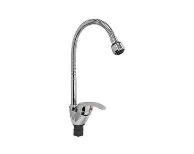 фото Смеситель для кухни, 40 мм, на гайке, с гибким изливом, артикул RC014D