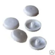 Фото №0 Заглушка под рамный дюбель белая