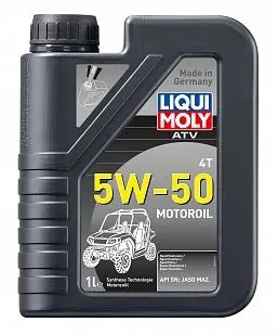 фото Моторное масло для 4-тактных мотоциклов ATV 4T Motoroil 5W-50 1л. 20737