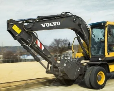 фото Аренда колесного экскаватора Volvo EW145B, Санкт-Петербург
