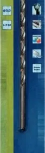 фото Сверло по металлу 05,0х132мм, ПРАКТИКА, удлиненное, Р6М5