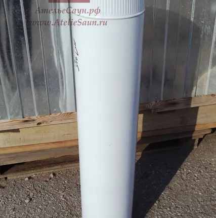 Фото №4 Труба сэндвич D150/250 мм L = 1,0 м (нерж. 0,5/0,5 мм AISI 304 внутри)