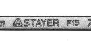 фото Ключ STAYER &quot;MASTER&quot; гаечный комбинированный, хромированный, 7мм 27085-07