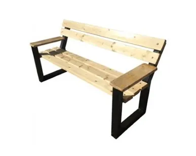 фото Скамейка со спинкой СР2 2000×800×650