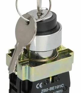 фото Переключатель LAY5-BG45 на 2 положения с ключом без ф...