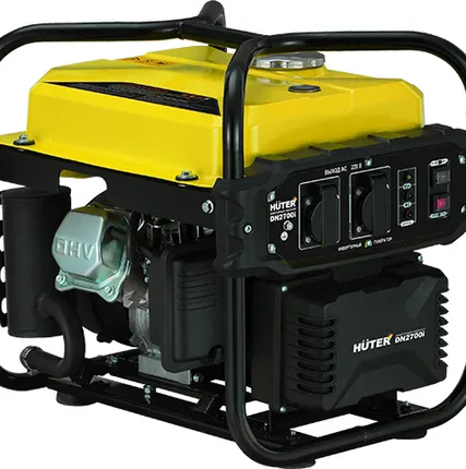 Фото №0 Генератор инверторный 64/10/6 Huter DN2700i, 2.2/2.7 кВт, 220 В, ручной стартер