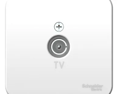 фото Коннектор TV ОП BLANCA изол. пласт. бел. SchE BLNTA000011