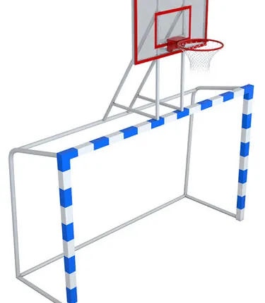 Фото №0 Ворота с баскетбольным щитом из оргстекла