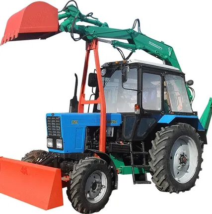 Фото №1 Погрузчик-экскаватор ПЭ-Ф-1БМ (отвал, грейфер)