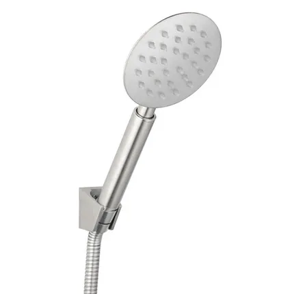 Фото №0 Набор для душа AQUEDUC 345339 1-режим. лейка, держатель и шланг черный, нержавеющая сталь