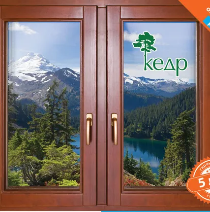 Фото №0 Евроокна из дерева