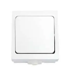 фото Выключатель 1-кл. ОП 4А IP54 бел. Bylectrica А14-100