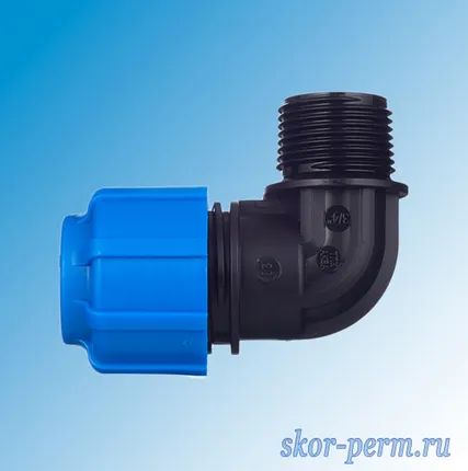 Фото №2 Угольник НР 20х3/4 ПНД