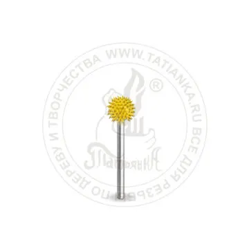 Фото №0 32S14-40 - Сфера, Ø хвостовика 2,3мм, Ø фрезы 6,35мм, L фрезы 6,35мм (fine) SUB-32S14-40