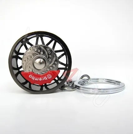 Фото №0 Брелок колесный диск черный