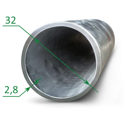 Фото №0 Труба оцинкованная ВГП Ду 32x2.8
