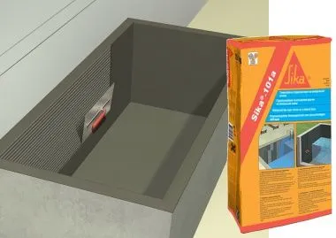 фото Sika 101A ведро 5 кг Тонкослойная гидроизоляция на 1К цементной основе