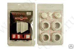 фото Блистеры KONNER К-т подкл. радиатора без кронштейнов, 3/4"