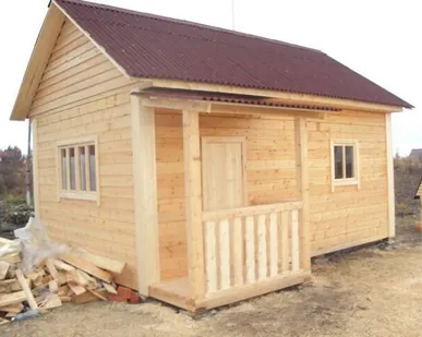 фото Строительство бань из бруса