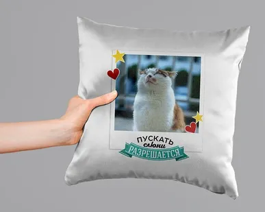 фото Фото на подушке